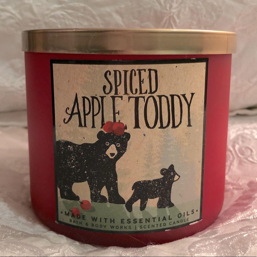 NEW Spiced Apple Toddy BBW 3-wick
